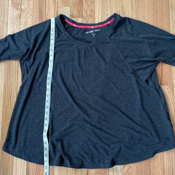 Tommy Hilfiger Sport Shirt Womens Large Gray Long Sleeve Casual Athletic Ladies - Picture 3 of 9